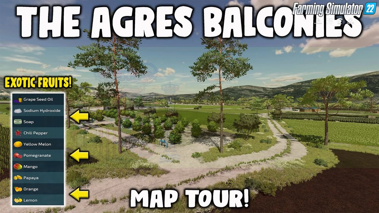 The Agres Balconies Map v1.3 for FS22