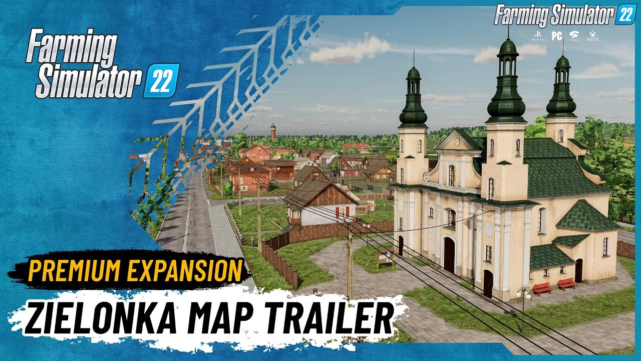 Zielonka Map By Giants Software - Farming Simulator 22