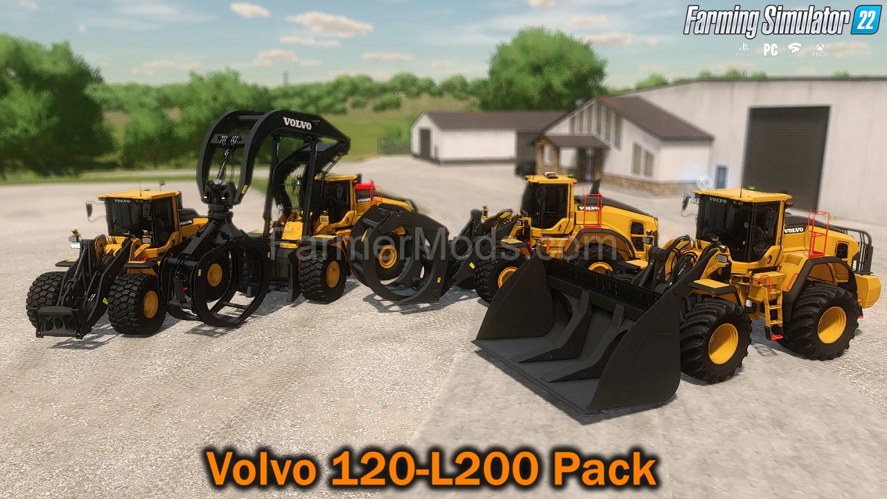 Volvo 120-L200 Pack v1.0 for FS22