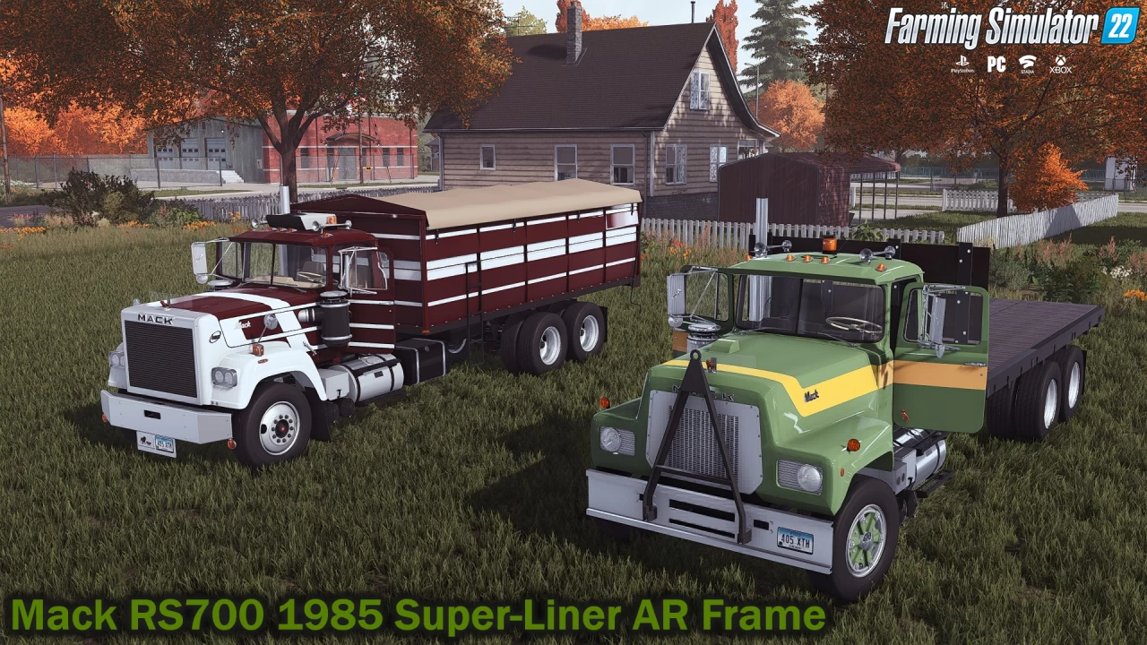 Mack RS700 1985 Super-Liner AR Frame v1.0 for FS22