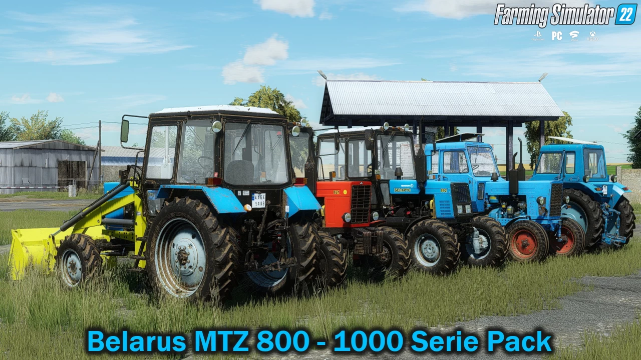 Belarus MTZ 800 - 1000 Serie Pack Tractors v1.0.0.3 for FS22