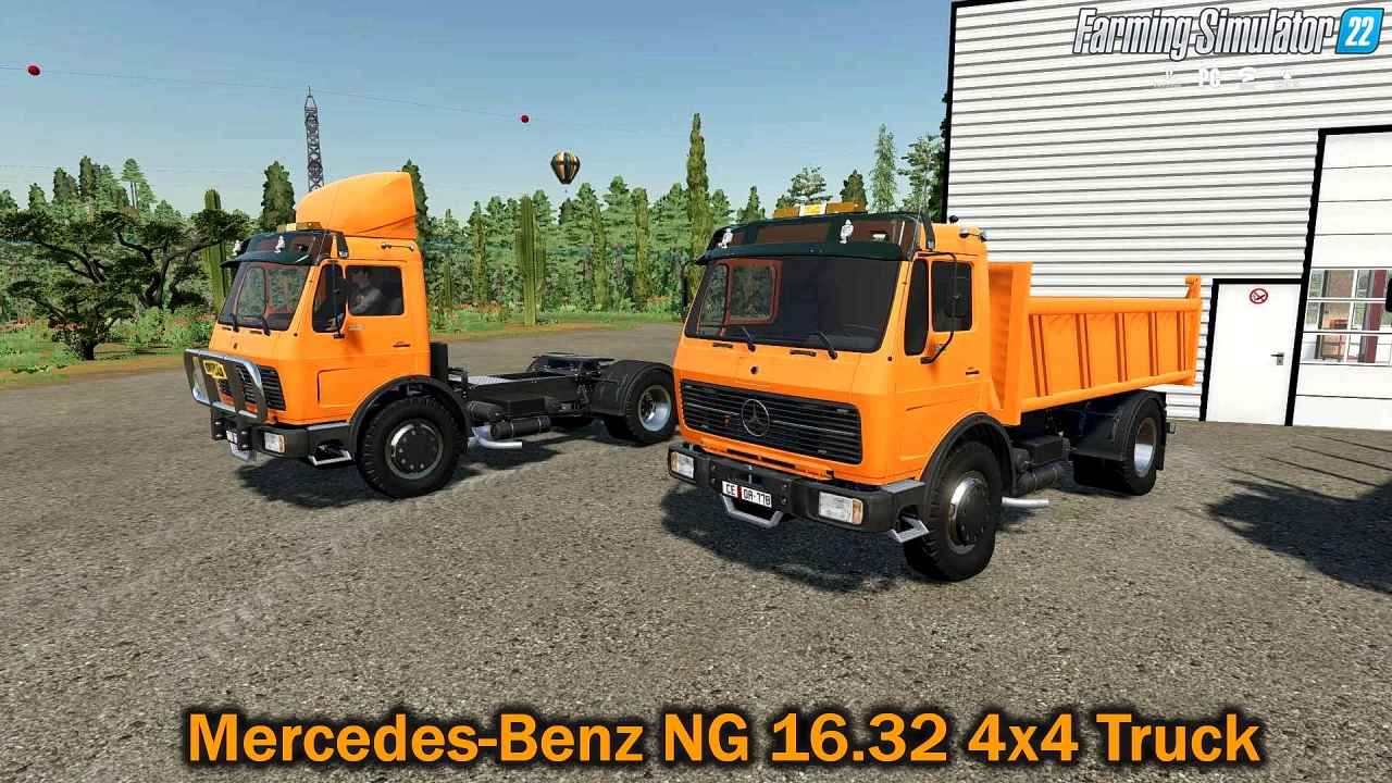 Mercedes-Benz NG 16.32 4x4 Truck v1.0.0.1 for FS22