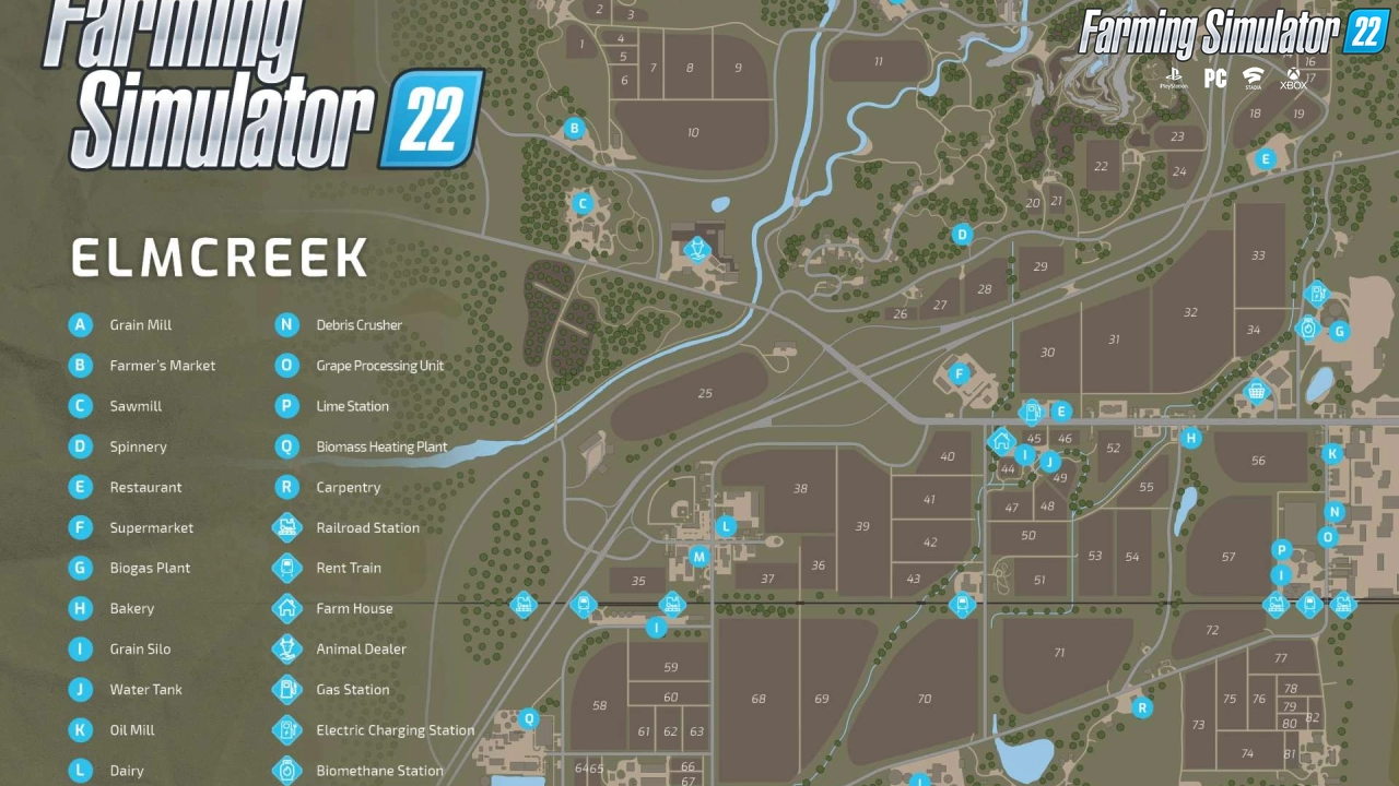 All Maps for Farming Simulator 22