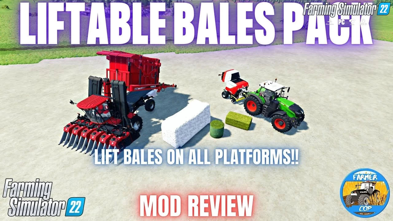 Liftable Bales Pack v1.1.2 for FS22