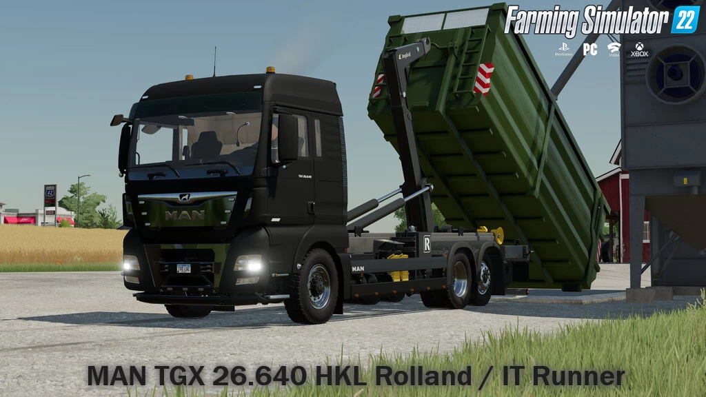 MAN TGX 26.640 HKL Rolland / IT Runner v1.5 for FS22