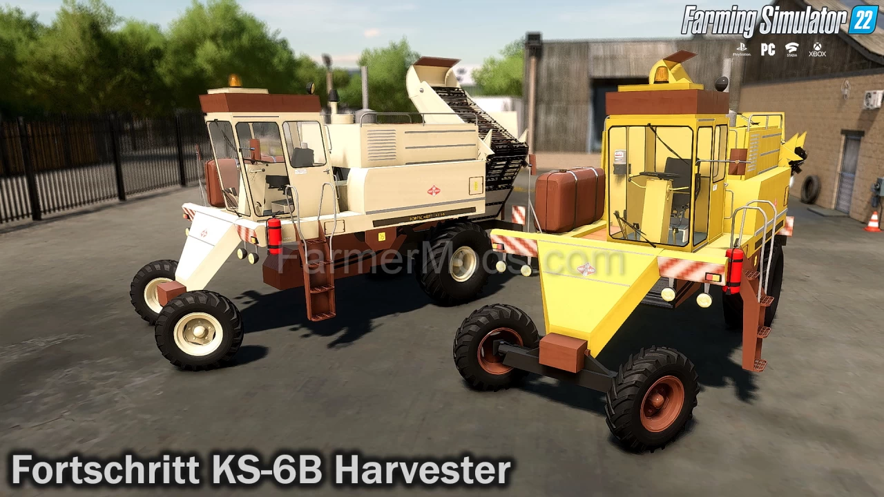 Fortschritt KS-6B Harvester v1.2 for FS22