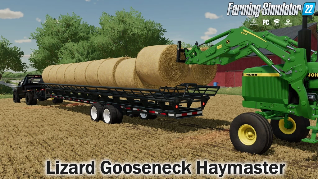 Lizard Gooseneck Haymaster Trailer v1.1 for FS22