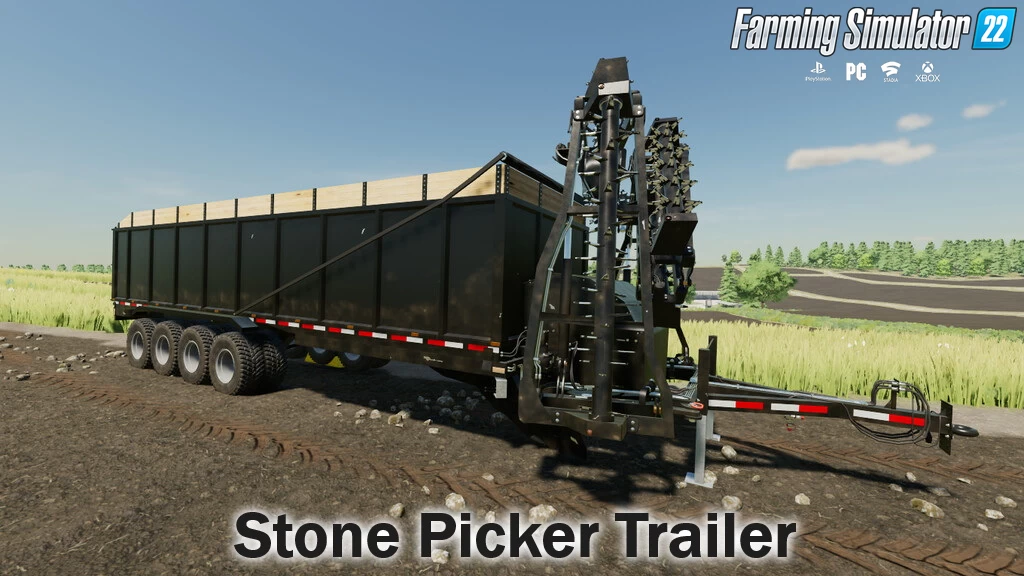 Stone Picker Trailer v1.2.1 for FS22