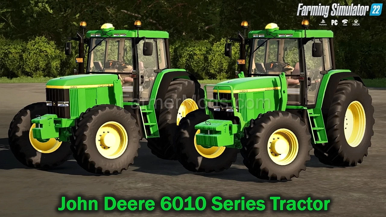 John Deere 6010 Series Tractor v2.1 for FS22