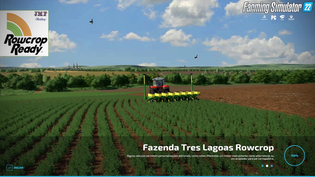 Three Lakes Farm Rowcrop Map v1.2 for FS22