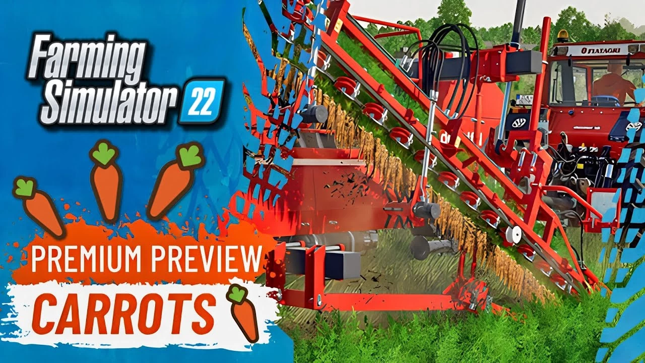 Premium Expansion Preview: Carrots in Farming Simulator 22