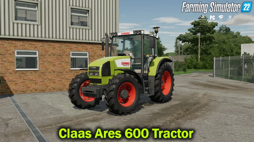 Claas Ares 600 Tractor v1.0 for FS22