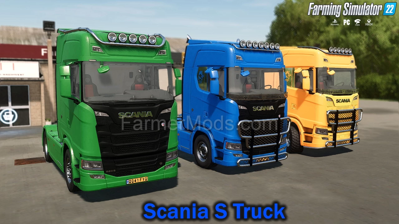 Scania S Truck v1.0.1 for FS22