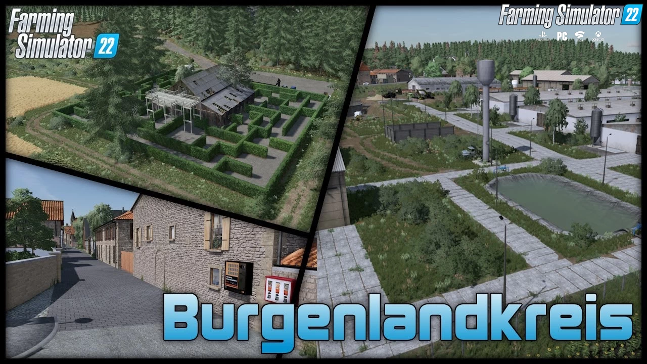 Burgenlandkreis Map v1.2.1.5 for FS22