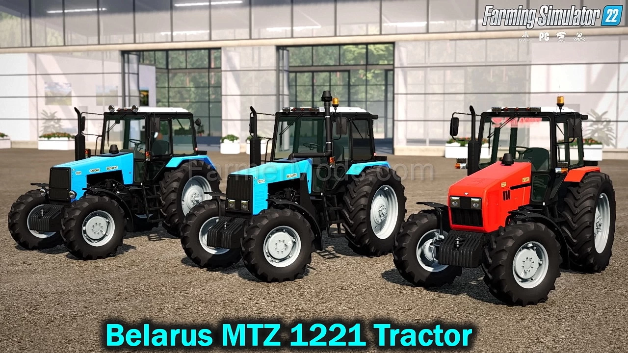 Belarus MTZ 1221 Tractor v1.6.1 for FS22