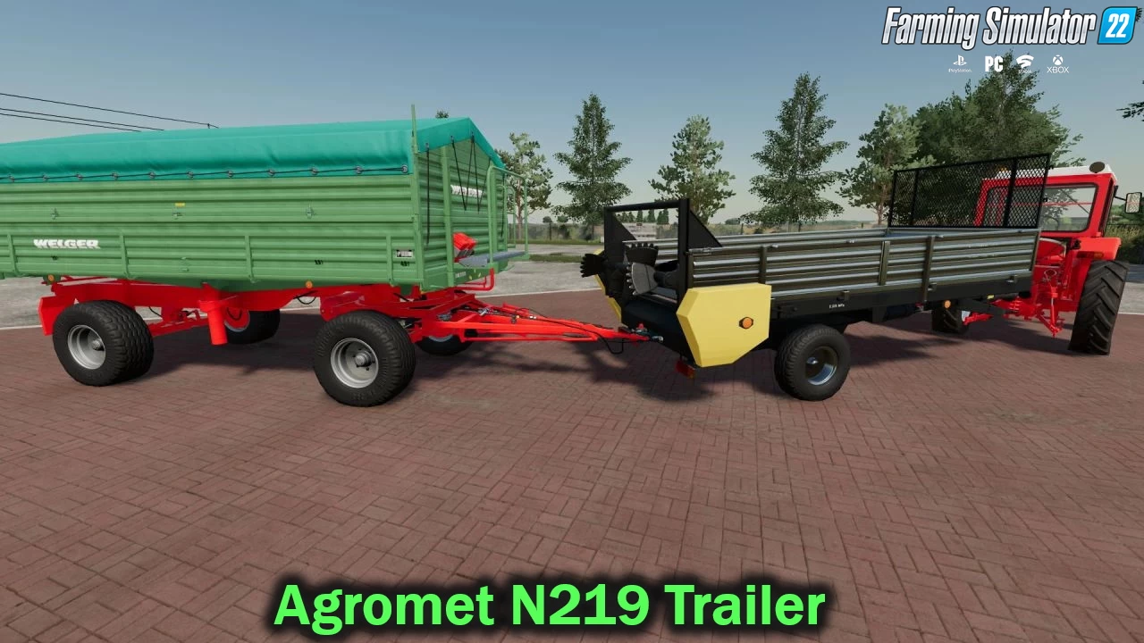 Agromet N219 Trailer v1.0.0.2 for FS22