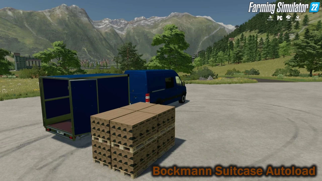 Bockmann Suitcase Autoload Trailer v1.0 for FS22