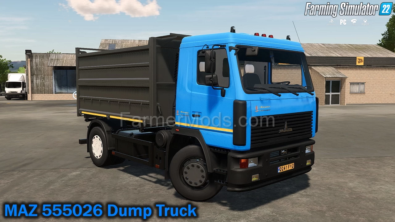 MAZ 555026 Dump Truck v1.0.0.1 for FS22