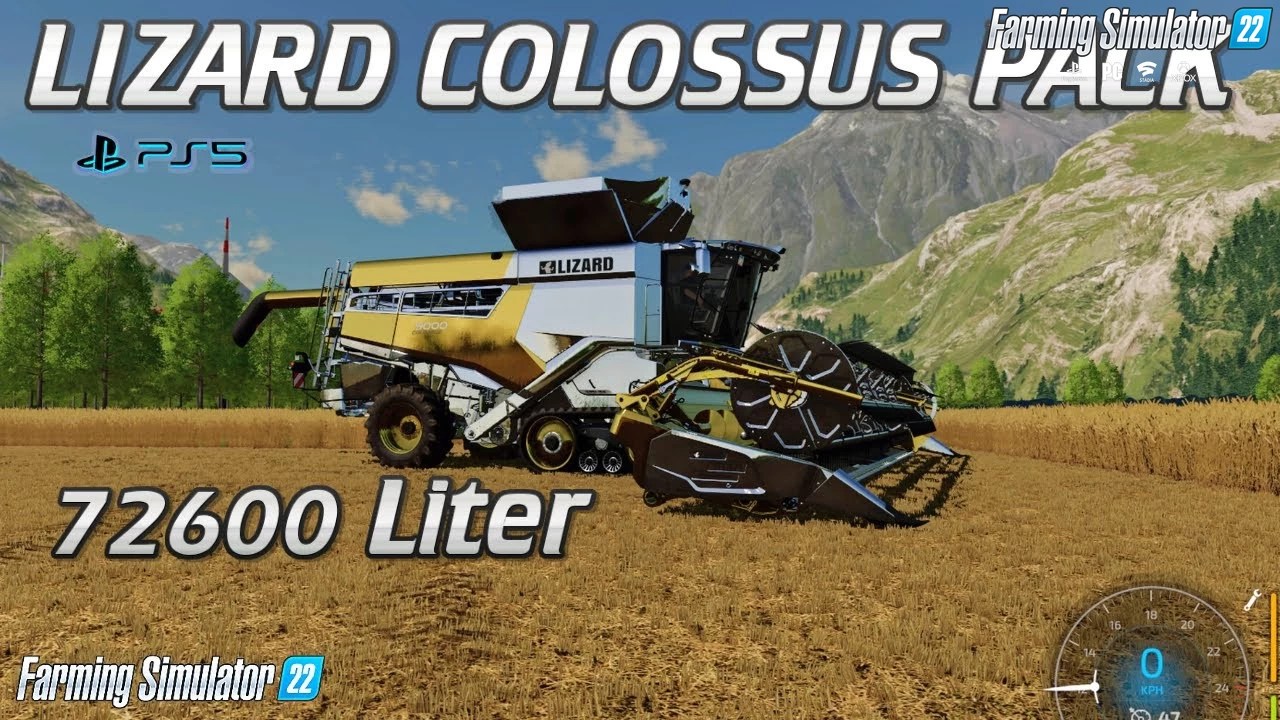 Lizard Colossus Harvesters Pack v5.3.3 for FS22