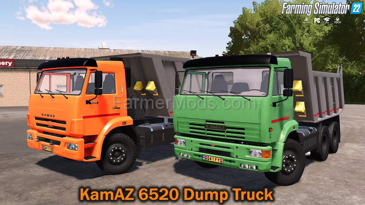 KamAZ 6520 Dump Truck v1.1 for FS22