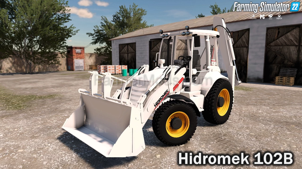 Hidromek 102B Backhoe Loader v1.2 for FS22