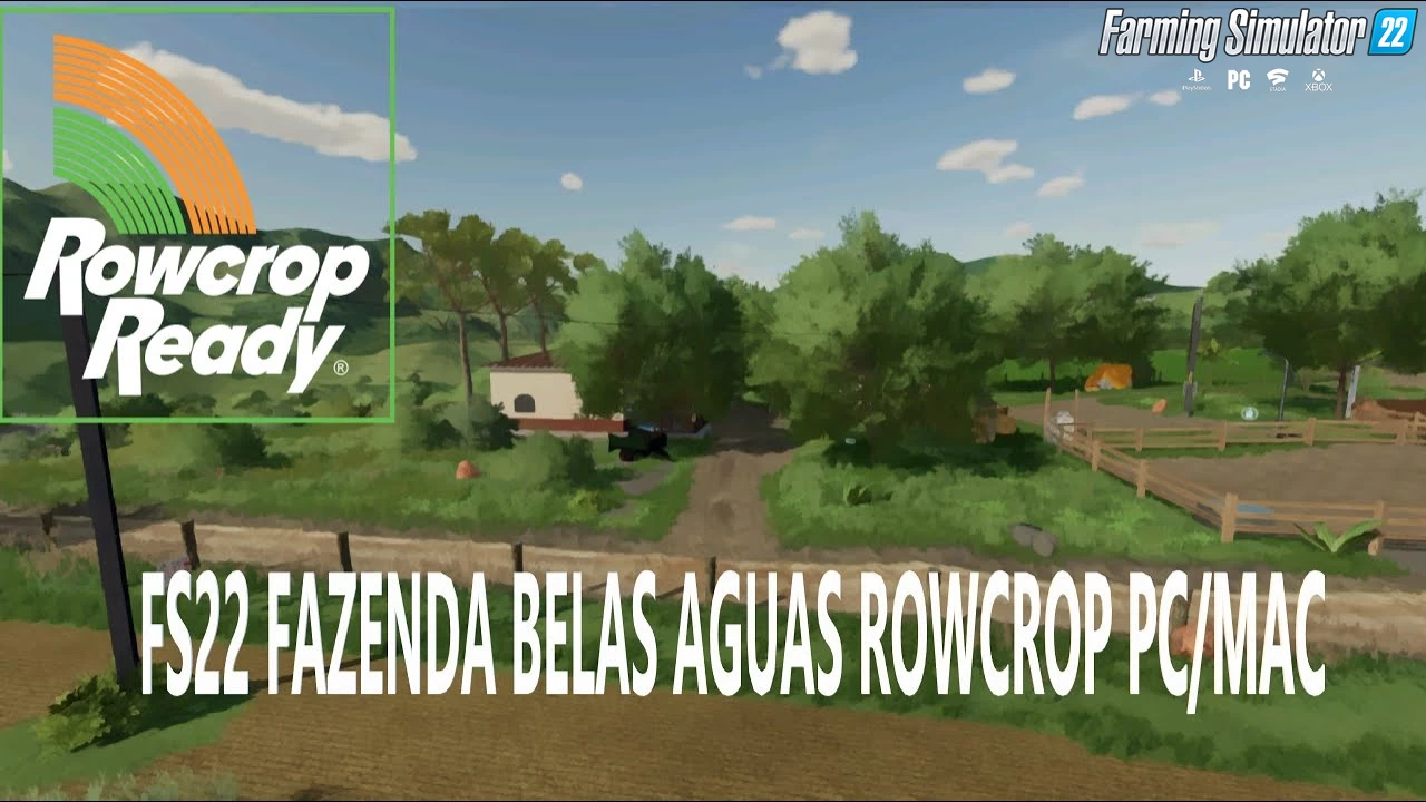 Belas Aguas Farm Rowcrop Map v1.0 for FS22