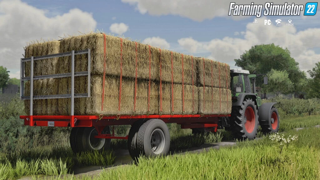 HomeMade Bale Trailer v1.0 for FS22