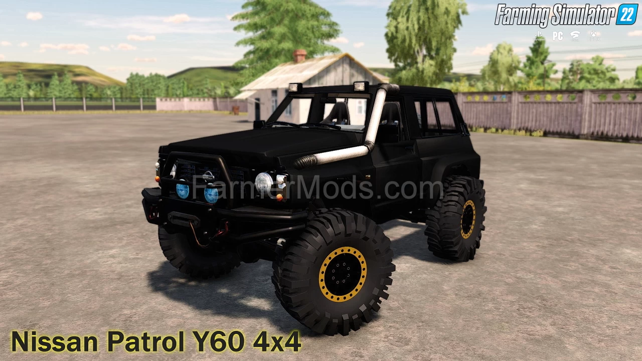 Nissan Patrol Y60 4x4 v1.2 for FS22