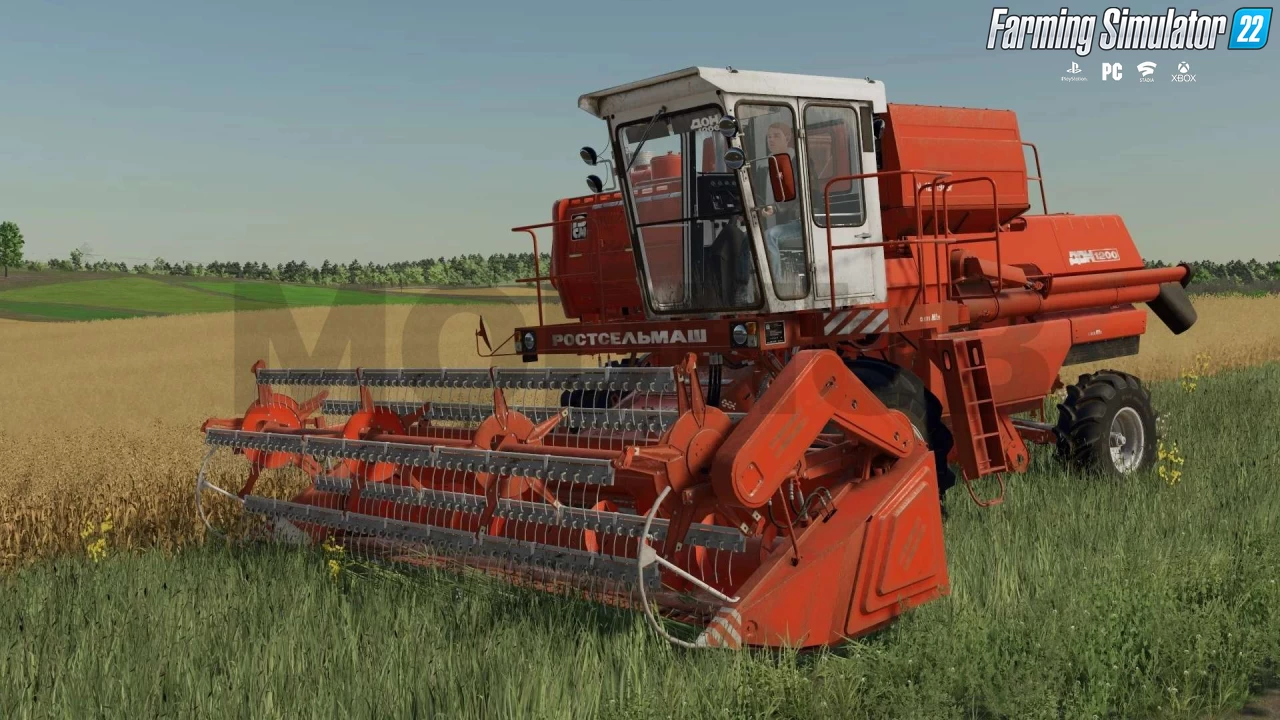 Don-1200 Harvester + Headers v1.0 for FS22