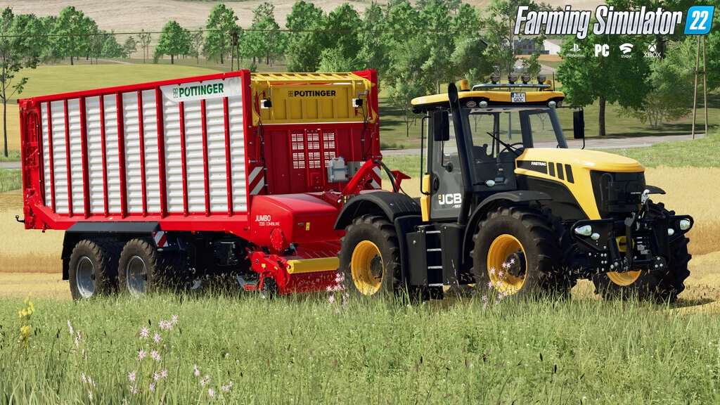 JCB Fastrac 3200 Xtra Tractor v1.1 for FS22