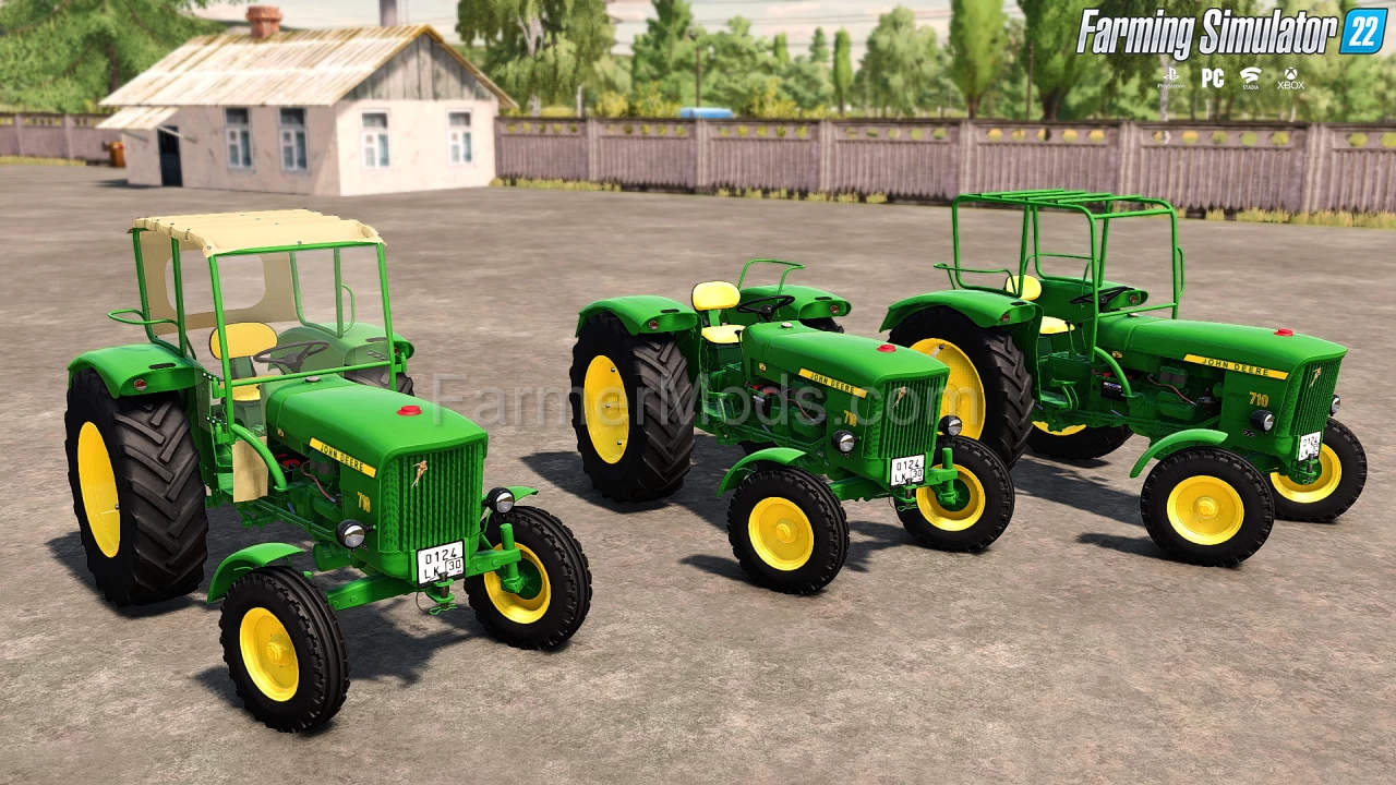 John Deere 710 Tractor v1.0 for FS22