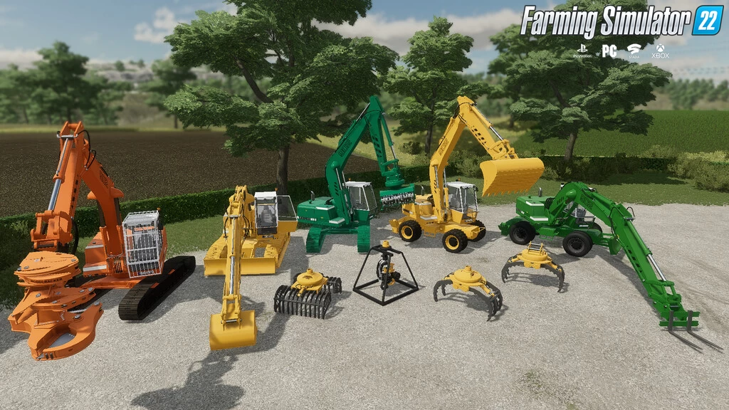 Excavator Liebherr 902 Pack v1.0 for FS22