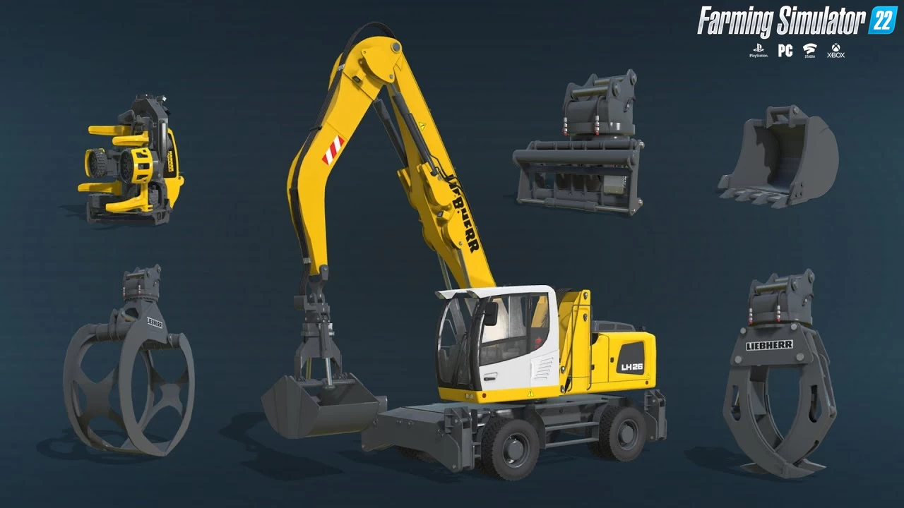 Liebherr LH26 Excavator v1.0 for FS22