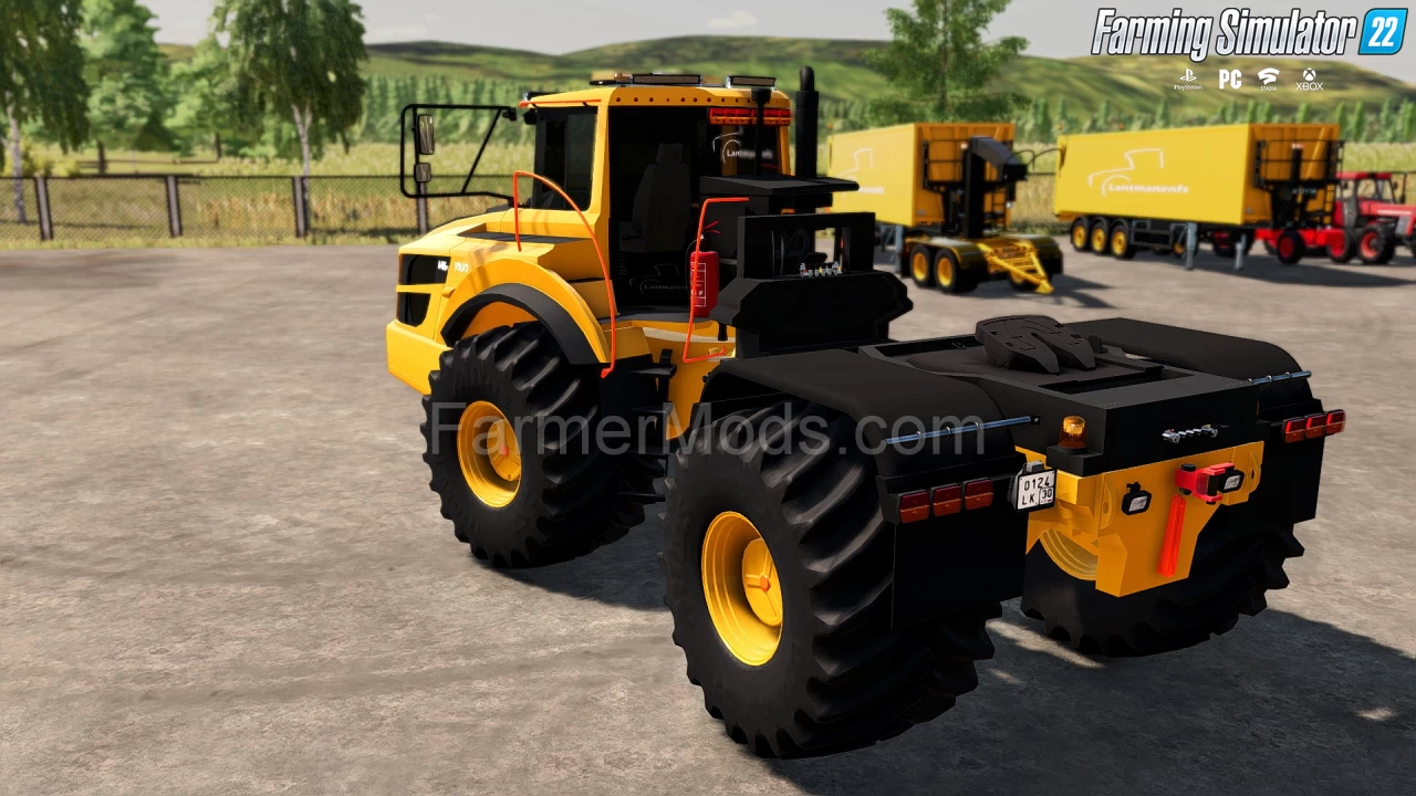 Volvo A40 GTS Semi Articulated Truck v1.5 for FS22
