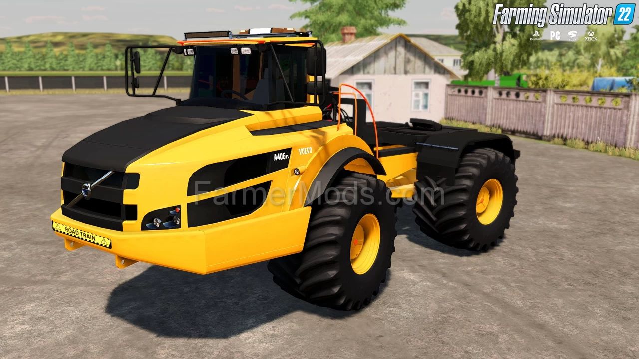 Volvo A40 GTS Semi Articulated Truck v1.5 for FS22