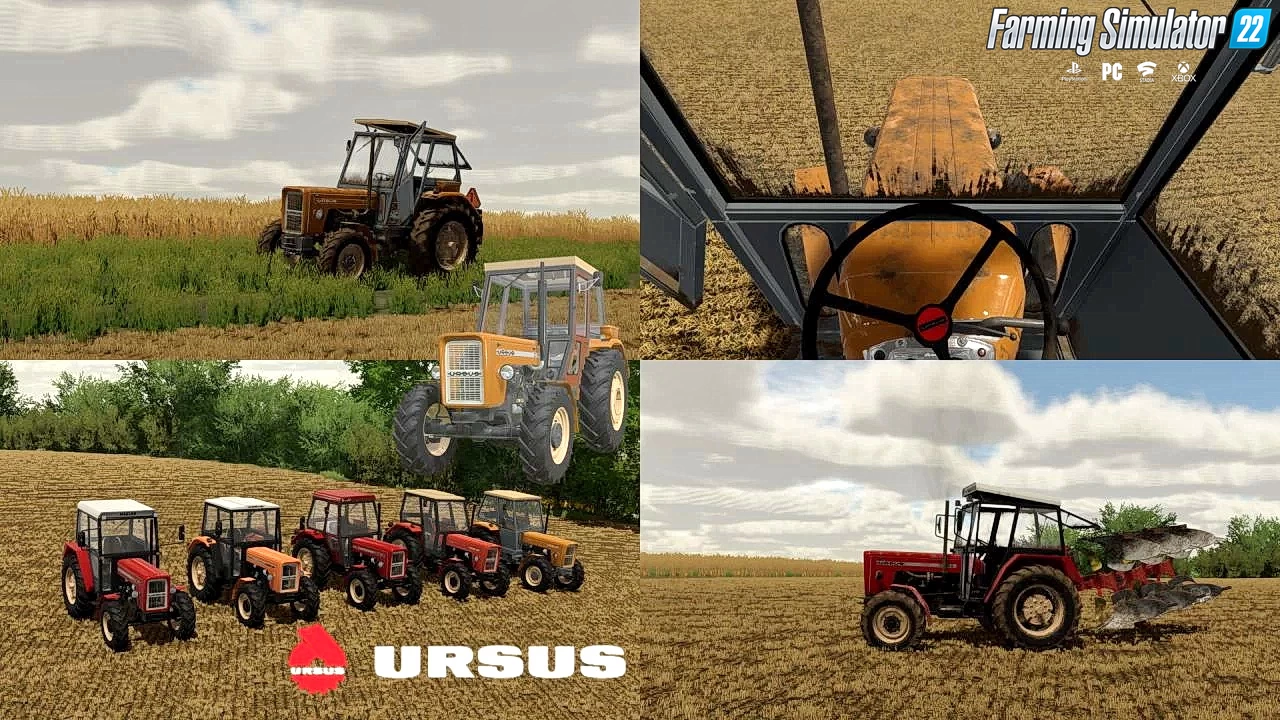 Ursus C355/C355M/C360/3P 4x2, 4x4 v1.1 for FS22