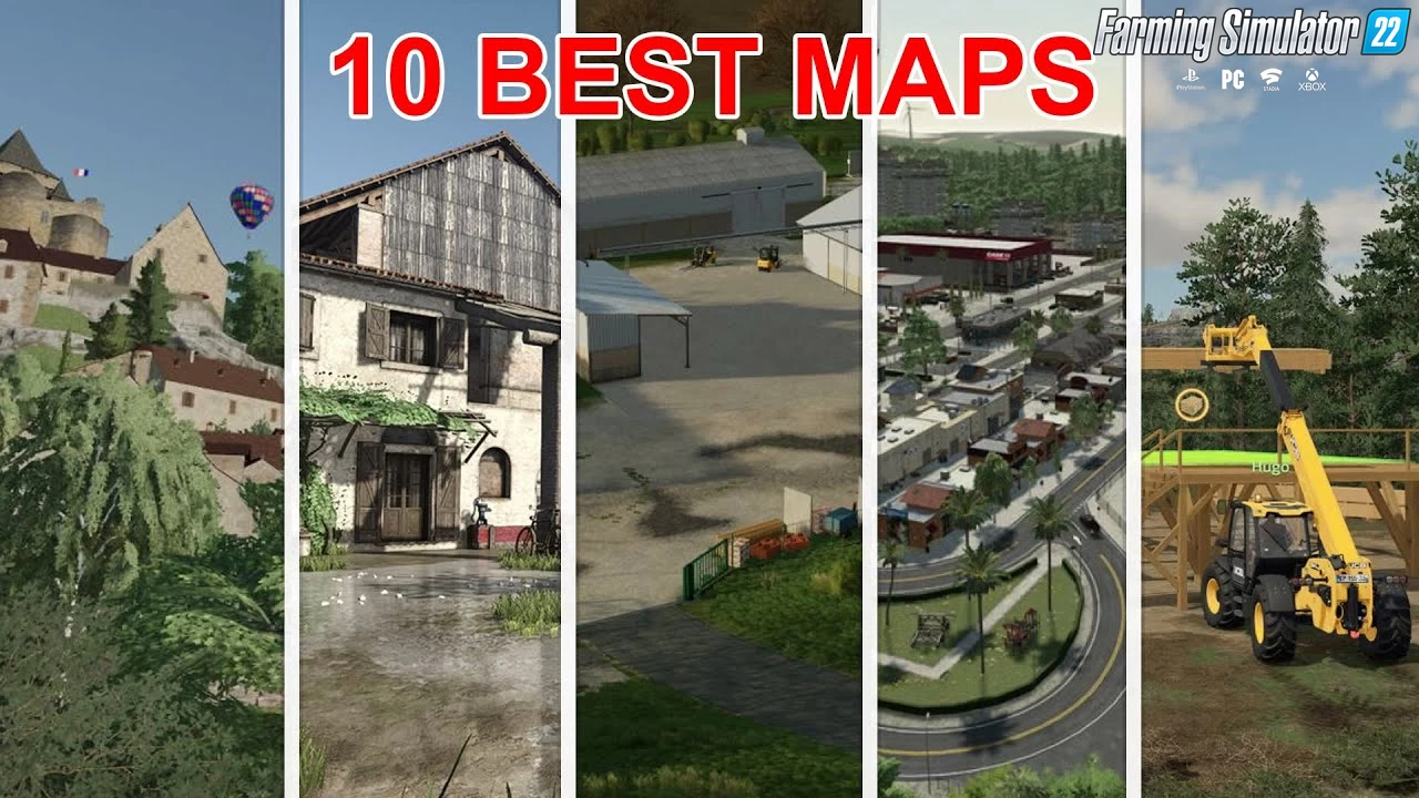 TOP 10 Best maps of the year (2023) - Farming Simulator 22