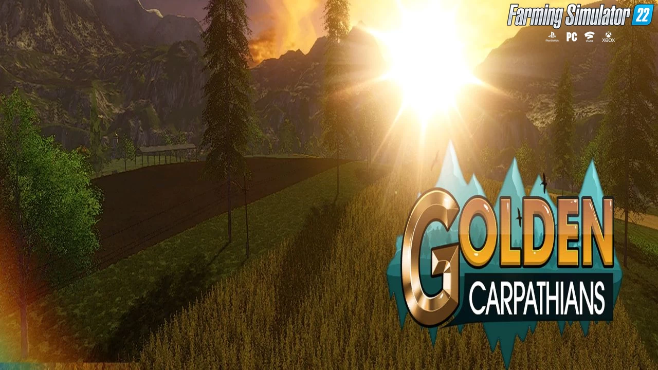 Golden Carpathians Map v1.0 for FS22