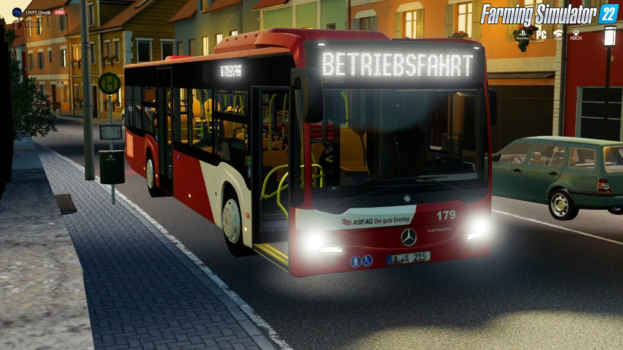 Mercedes-Benz Citaro Bus Mod v1.0.1 for FS22