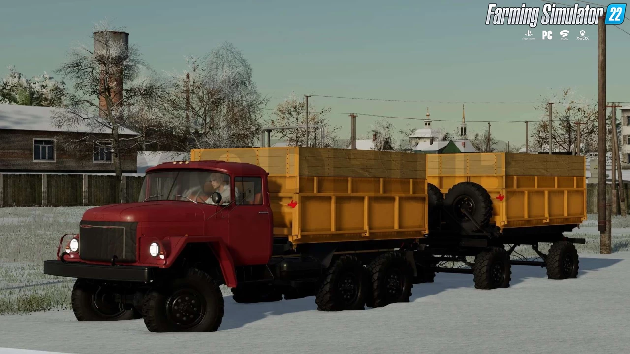 ZIL-131 Truck + Trailer GKB v1.0 for FS22