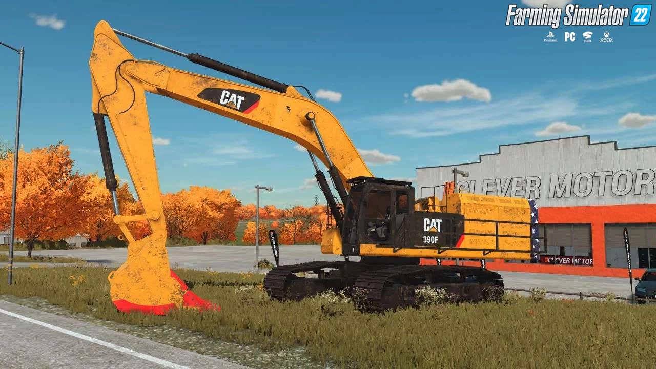 CAT 390 FL Excavator v1.0 for FS22