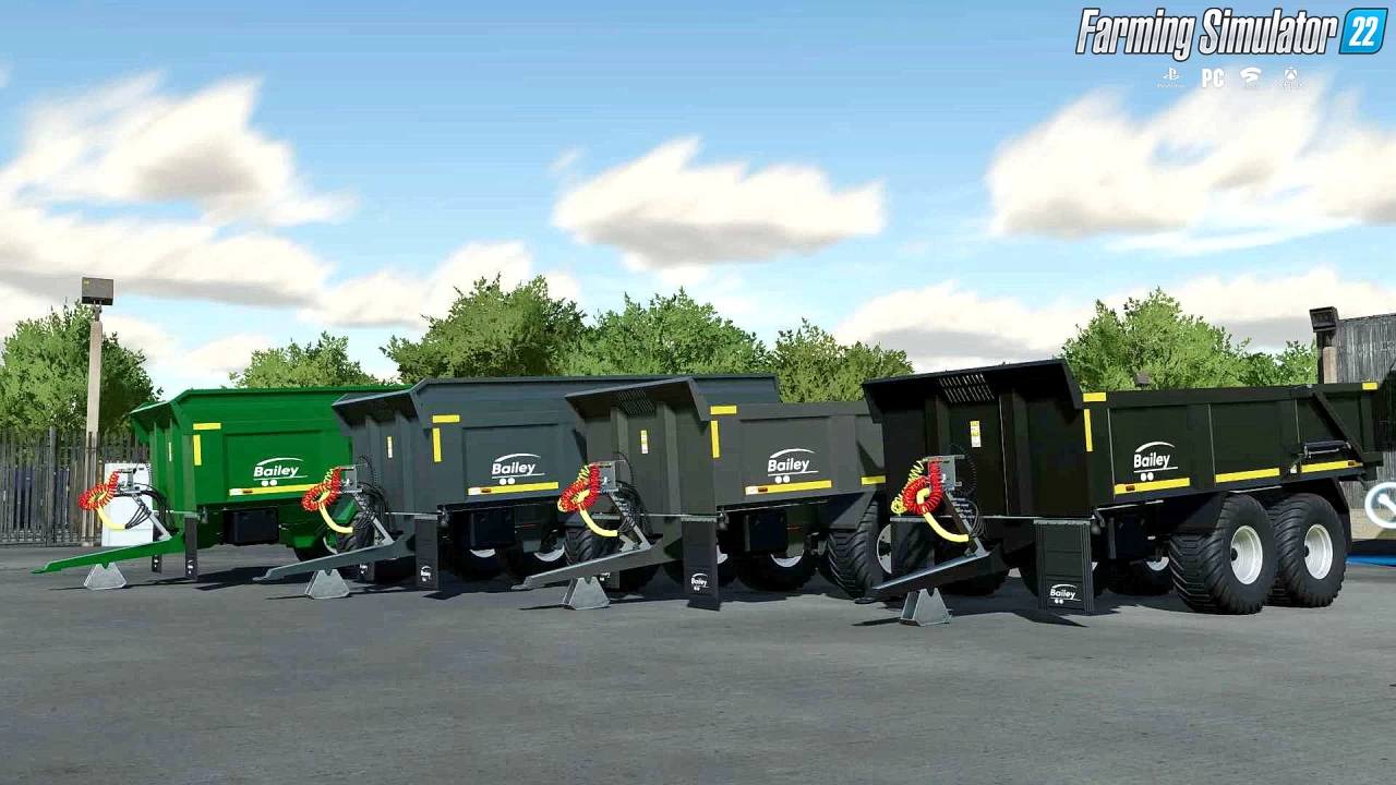 Bailey CT14 Trailer v1.0 for FS22