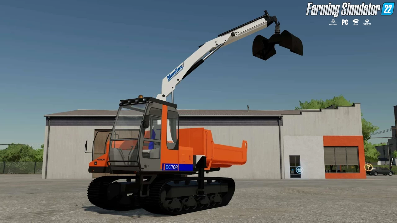 Hitachi EG70R With Crane v1.0 for FS22