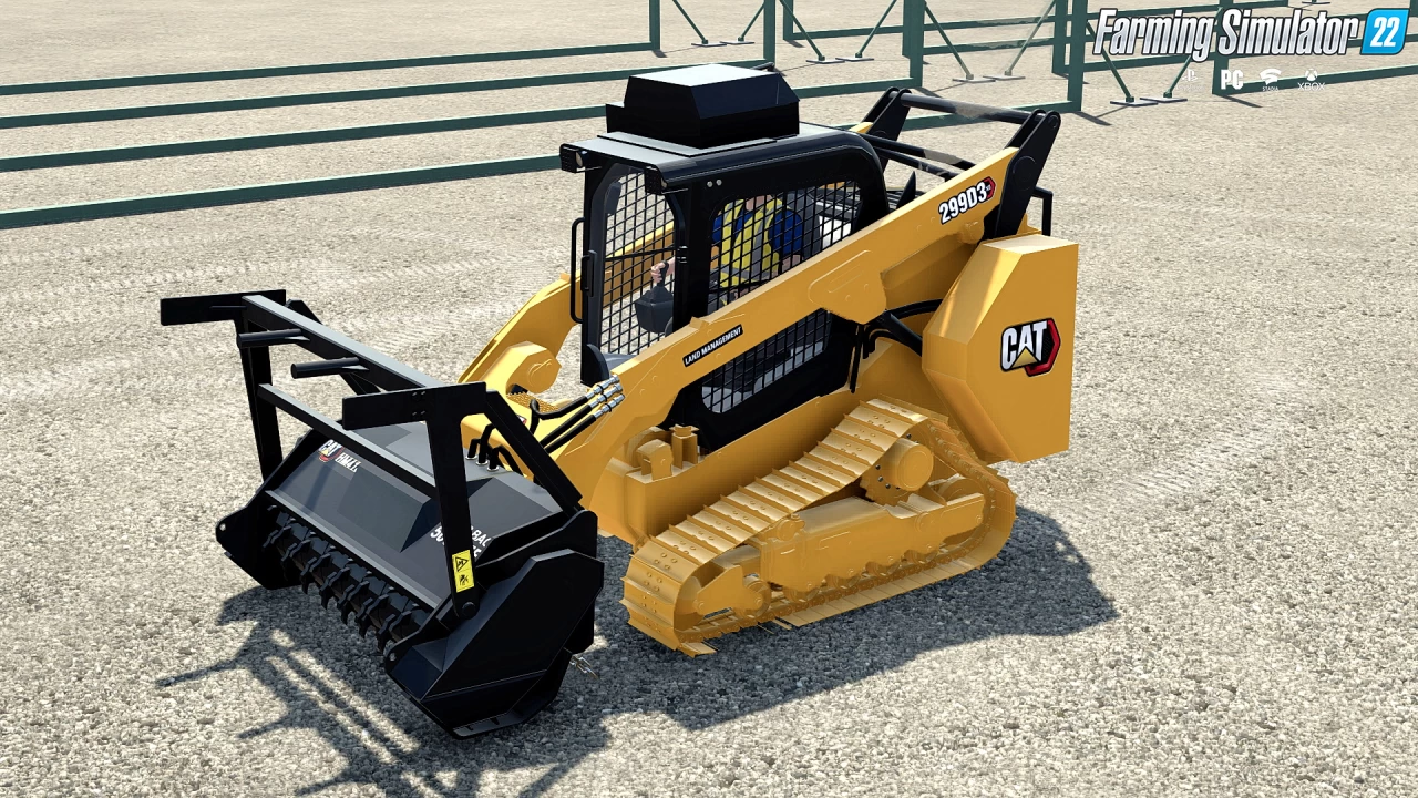 Cat Skid Steer Mega Pack v1.0 for FS22