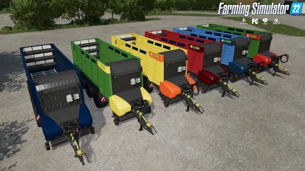 Lizard Tardis XL Trailer v1.3.1 for FS22