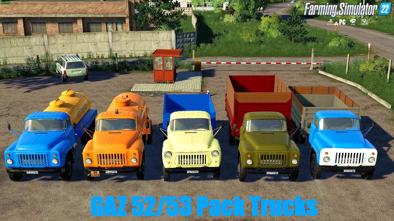 GAZ 52/53 Pack Trucks v1.0.0.2 for FS22