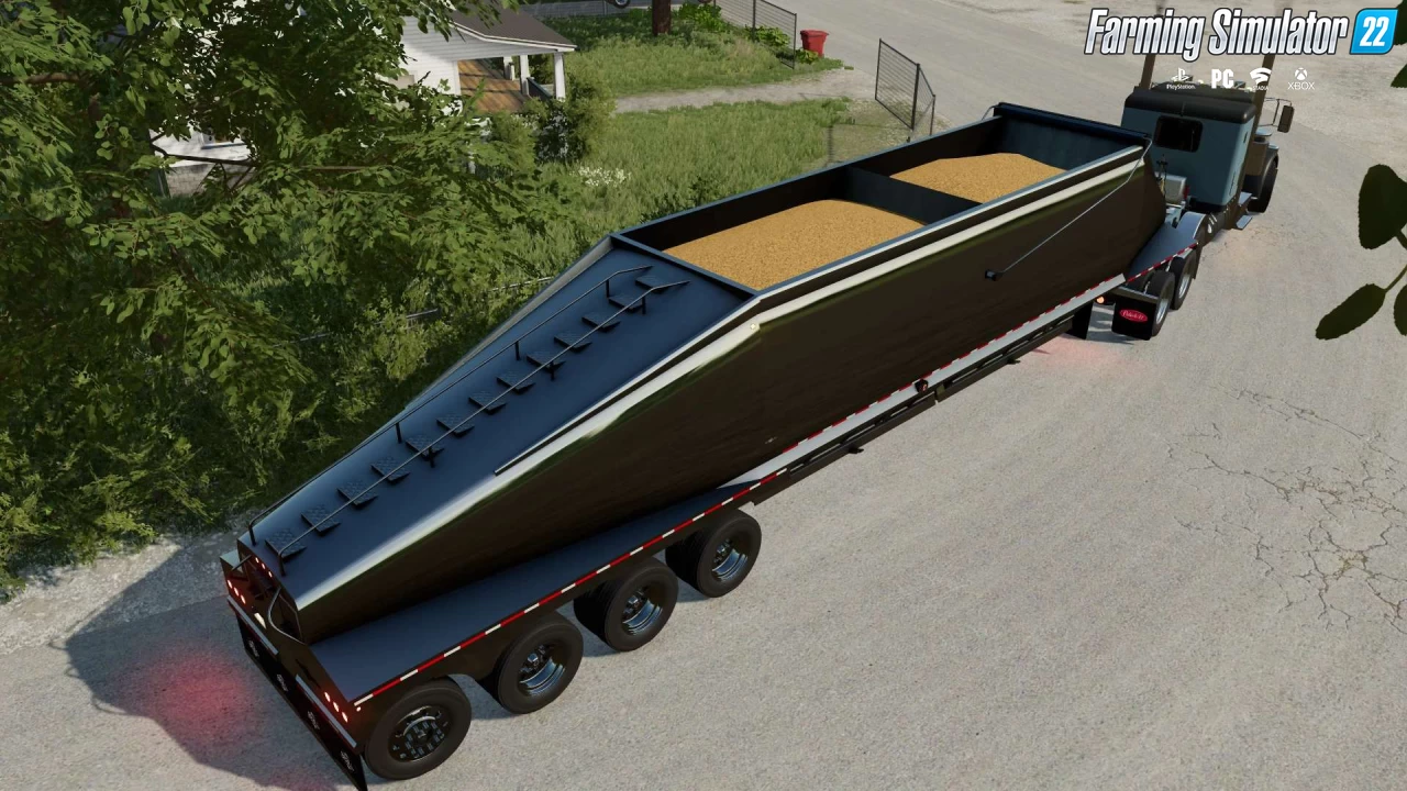 Beall Bullet Quad Axle Belly Dump Trailer v1.0.0.1 for FS22