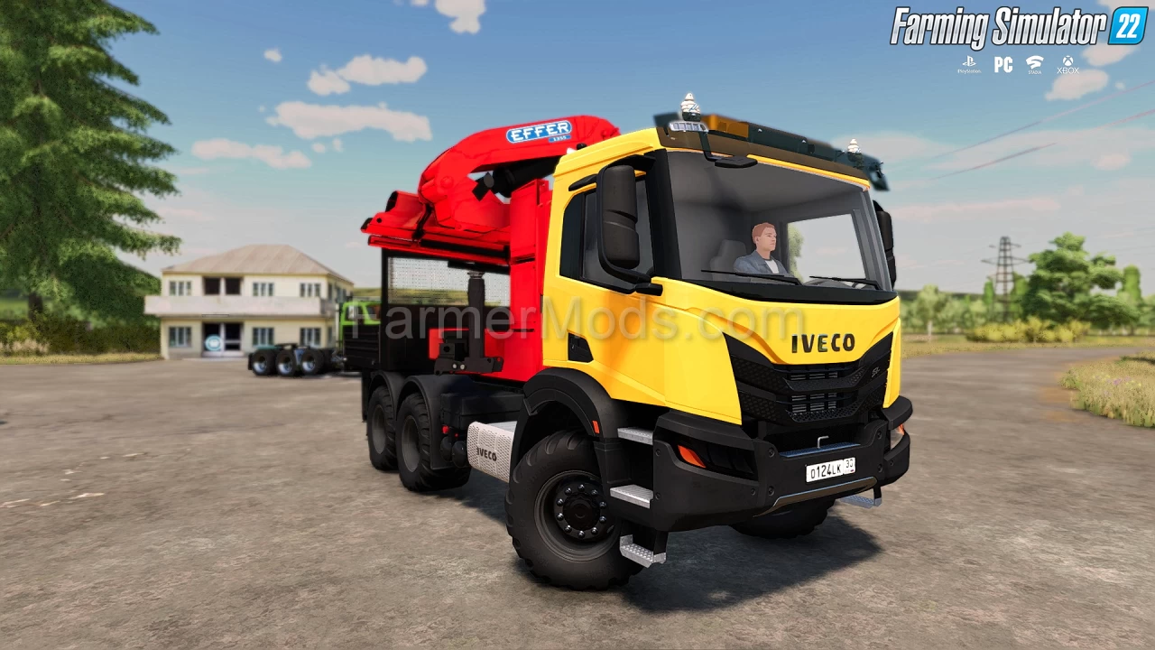 Iveco X Way Effer Truck v1.0 for FS22