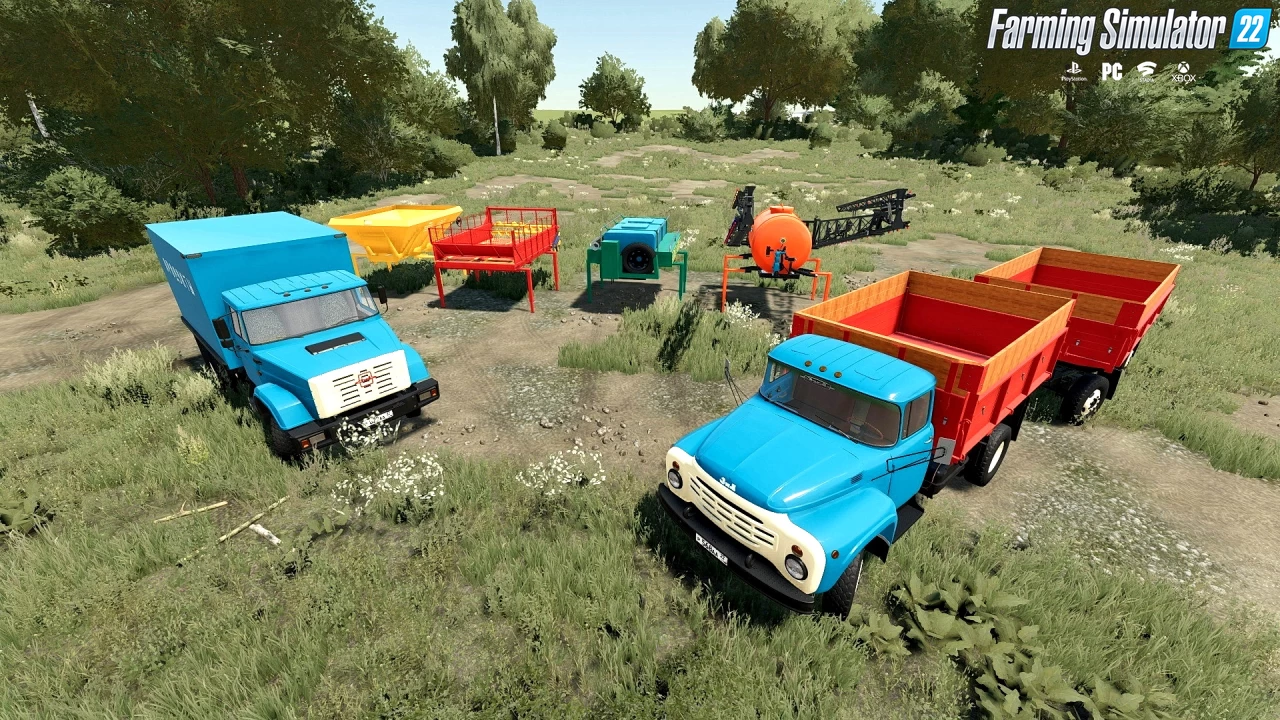 ZIL Pack Trucks Reworked v1.2.0.4 for FS22