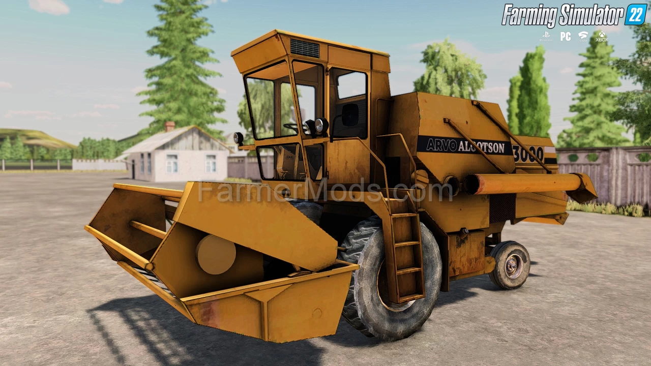 Arvo-Algotson 3000 Combine v1.2.0.1 for FS22